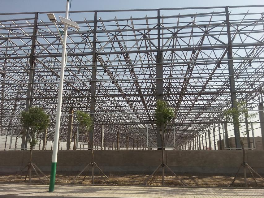 双鸭山汽车工业厂房网架